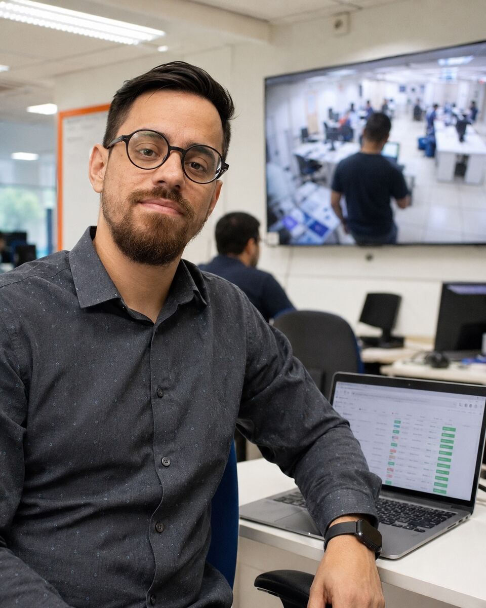Placa eletrônica em equipamento técnico durante diagnóstico e reparo